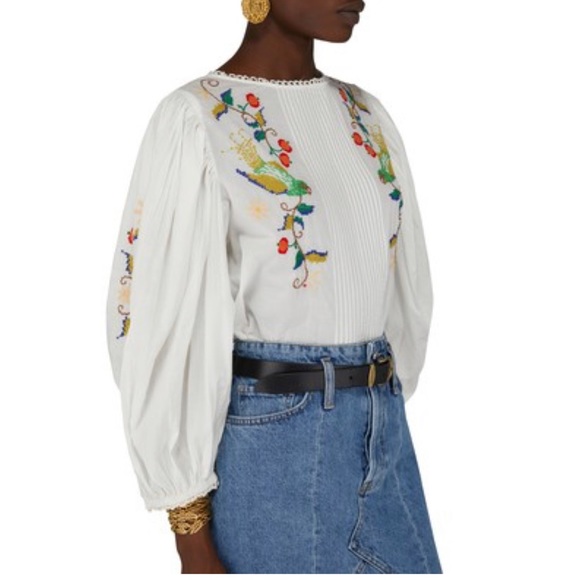 Farm Rio “Pitanga Embroidery Blouse”. New with tags from Sundance. - Picture 2 of 13
